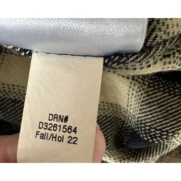 Eddie Bauer Jeans Womens 12 Flannel Lined Boyfriend Straight Leg Medium Wash - Picture 10 of 13